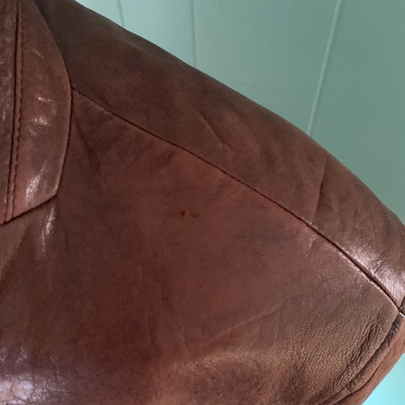 Vintage Brown Leather Jacket - Picture 7 of 16